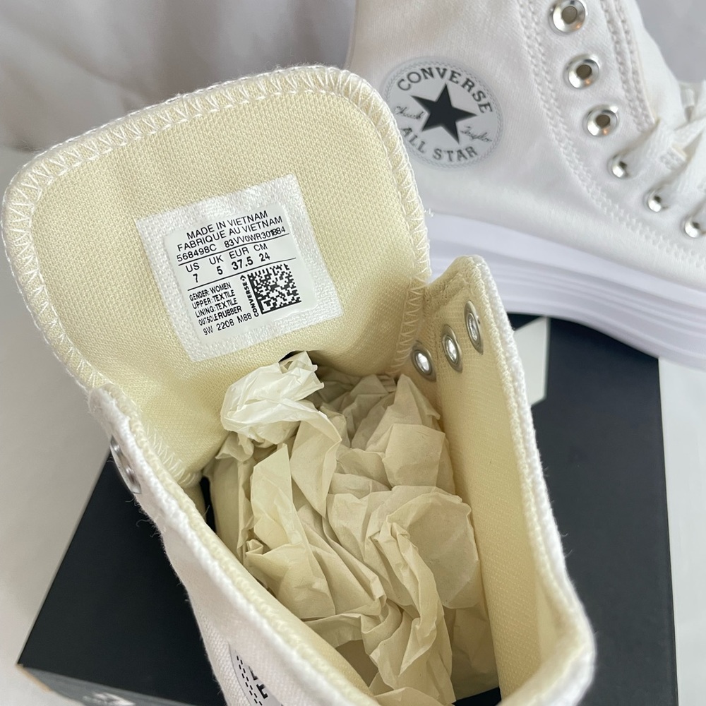 Converse Chuck Taylor All Star Move
Platform
WOMEN'S HIGH TOP SHOE SIZE 7 - Picture 9 of 13